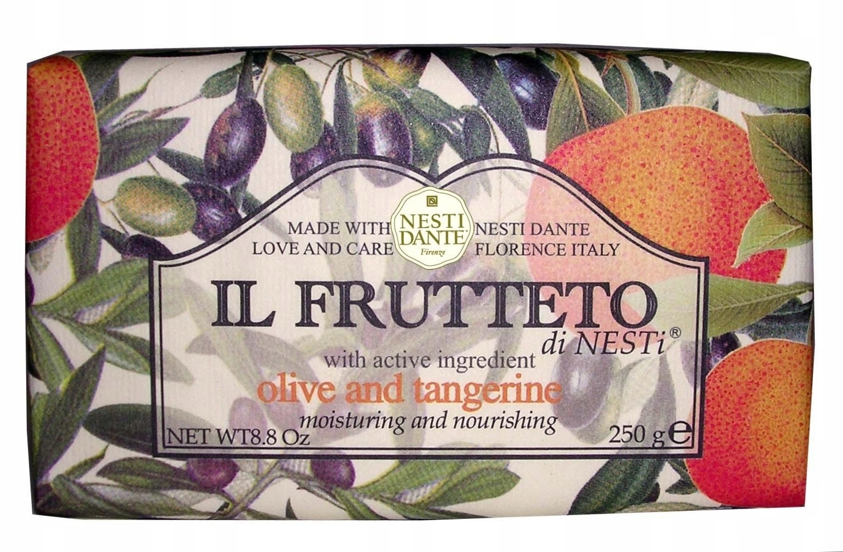 NESTI DANTE / Нести Данте Мыло твердое Pure olive oil & Tangerine Оливковое масло и мандарин 250г / гигиена и уход