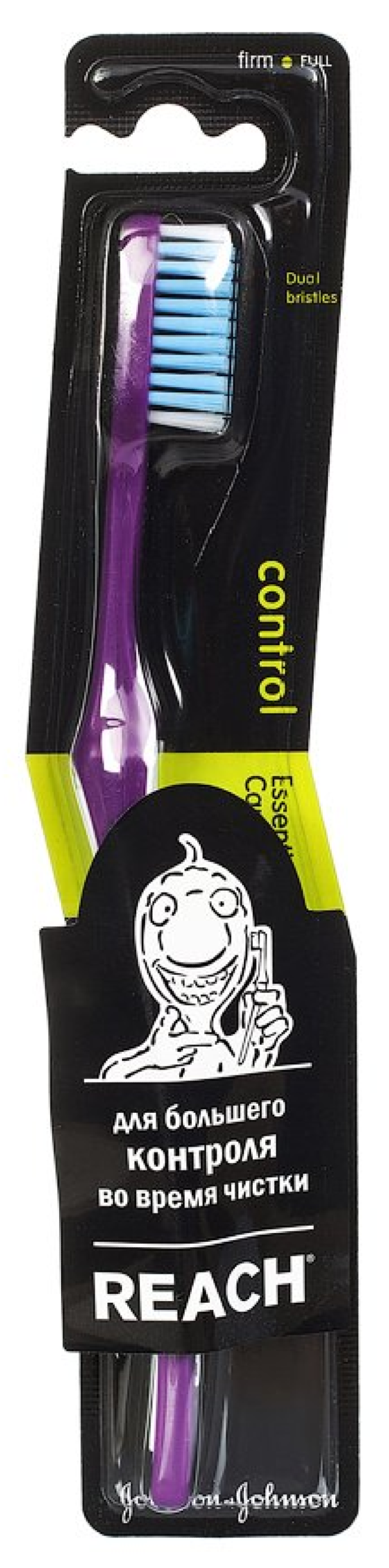 Reach / Рич Зубная щетка взрослая Control Бережная чистка жесткая 1шт. / уход за полостью рта