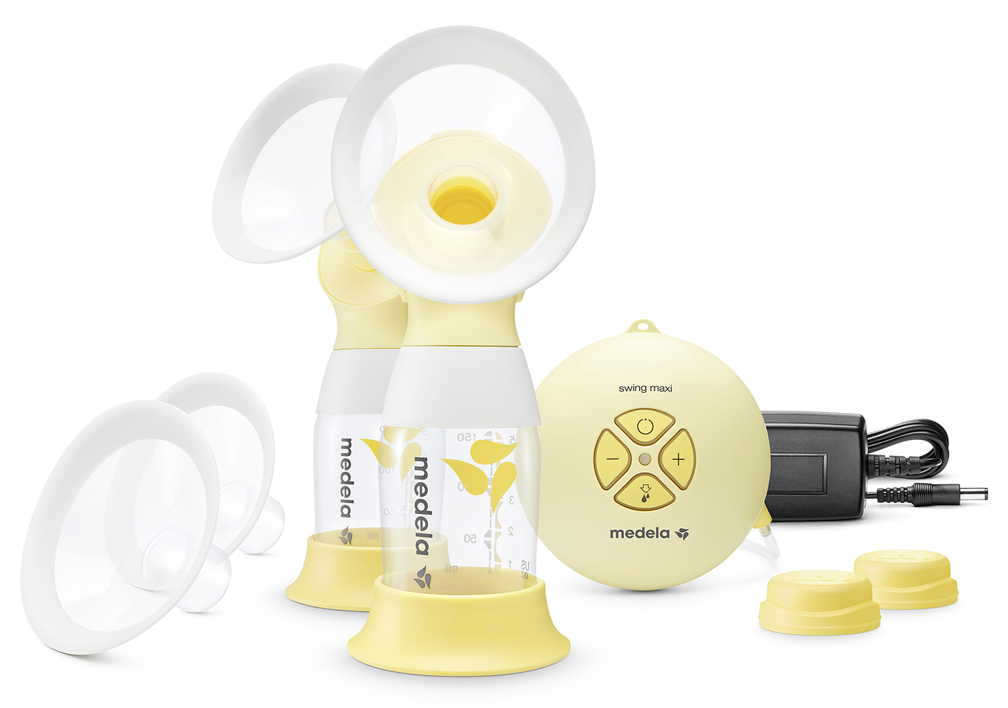 Молокоотсос Medela / Медела Swing Maxi Flex электронный двойной, двухфазный, в корпусе из полипропилена, прозрачный, 100мл