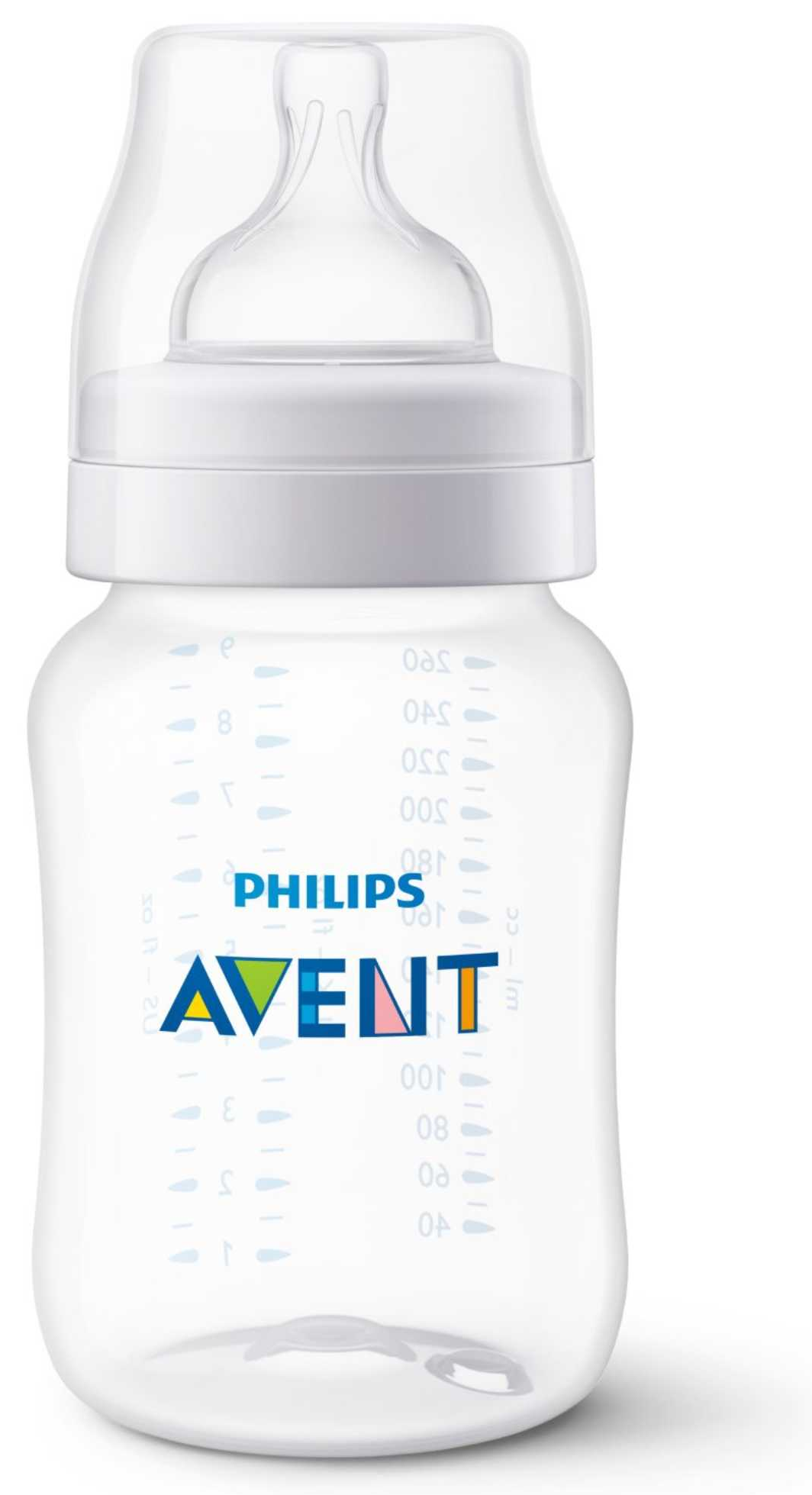 Бутылочка для кормления Philips Avent / Филипс Авент Anti-colic с соской из силикона, от 1 месяца 260мл
