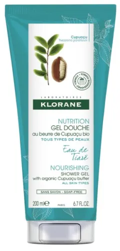 Klorane / Клоран Гель для душа питательный с ароматом цветка тиаре 200мл / гигиена и уход