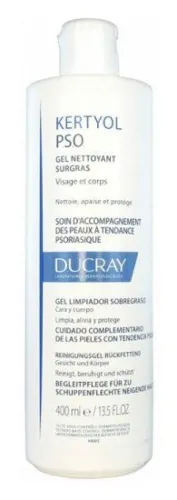 Ducray / Дюкрэ Гель для душа Kertyol PSO очищающий сверхпитательный с цинком, 400мл / гигиена и уход
