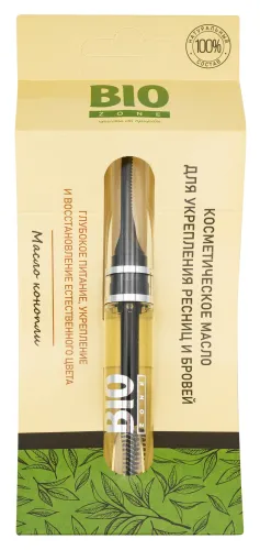 BioZone / БиоЗона Масло косметическое конопли для укрепления ресниц и бровей, 8мл / уходовая косметика