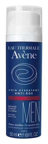 Avene / Авен Men Эмульсия для лица увлажняющая антивозрастная мужская для всех типов кожи с термальной водой, 50мл / уходовая косметика