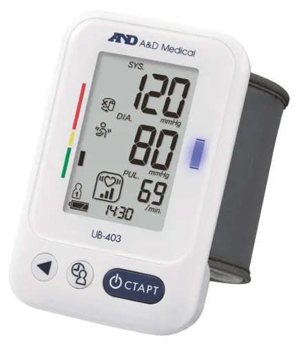 Тонометр A&D UB-403 автоматический на запястье, серый