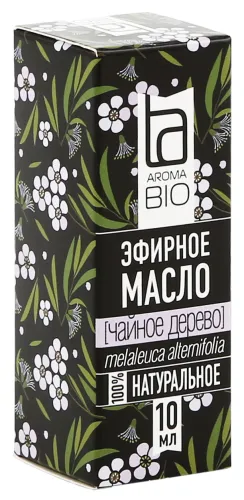 Эфирное масло чайного дерева Aroma Bio 10мл натуральное