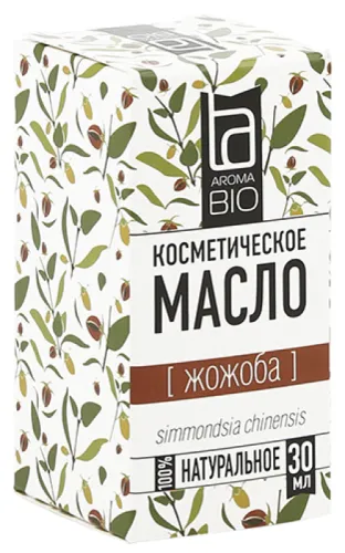 Масло жожоба косметическое Aroma Bio для кожи и волос, 30мл