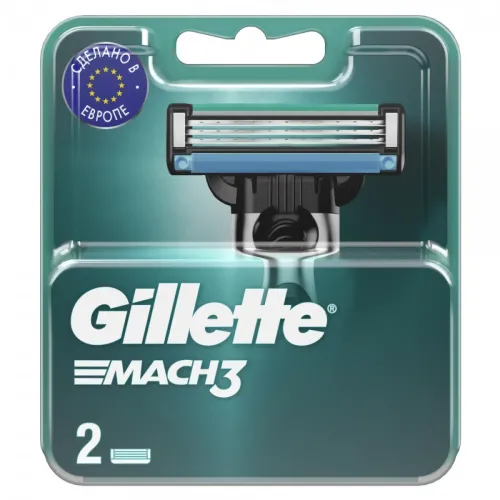 Сменные кассеты Gillette Mach3, 5 лезвий, 4шт