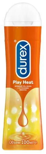 Лубрикант гель смазка Durex / Дюрекс Play Heat с согревающим эффектом, 100мл / интимные товары