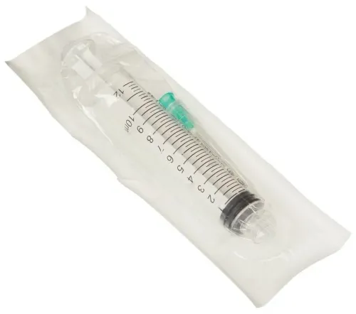 Kanpo Шприц одноразовый трехкомпонентный с иглой 21G 0.8х38мм 10мл 5шт., медицинское изделие