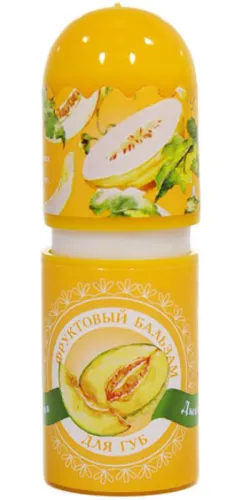 Бальзам для губ Фруктовый бальзам Дыня прозрачный 3.8г