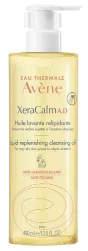 Avene / Авен XeraCalm A.D. Масло косметическое для лица и тела очищающее липидовосполняющее 400мл / косметика