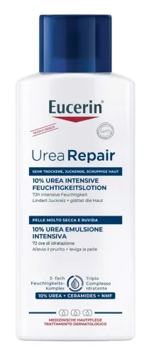 Eucerin / Эуцерин Лосьон для лица увлажняющий UreaRepair для очень сухой кожи любого возраста с мочевиной, 250мл / тоник