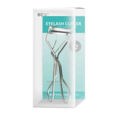 BC Beauty Care / БиСи Бьюти Кеа Зажим для завивки ресниц из стали с мягкой пружиной / керлер для макияжа