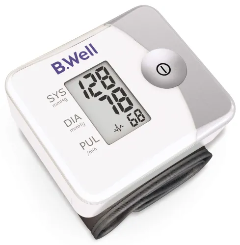 Тонометр B.Well / Би Велл PRO-39 автоматический на запястье с манжетой 14-19.5см, серый / медицинские товары