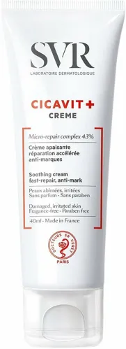SVR / СВР Крем для тела Cicavit+ успокаивающий для проблемной кожи с маслом ши 40мл / уходовая косметика