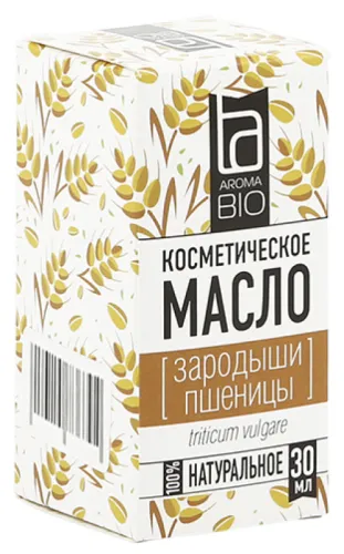Aroma Bio / Арома Био Масло косметическое зародышей пшеницы для ухода за волосами, кожей и массажа, 30мл / уходовая косметика