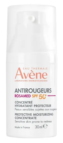 Avene / Авен Солнцезащитное средство Antirougeurs Rosamed SPF-50+ концентрат для кожи склонной к покраснениям с термальной водой, 30мл / защита от ультрафиолета