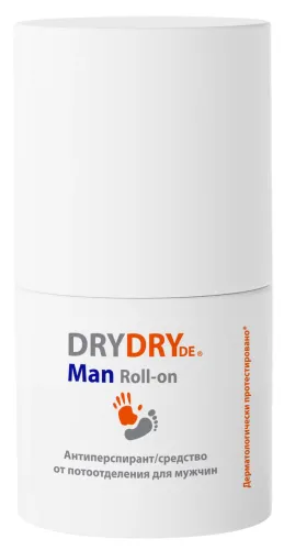 Дезодорант Dry Dry Man антиперспирант парфюмированный, 50мл