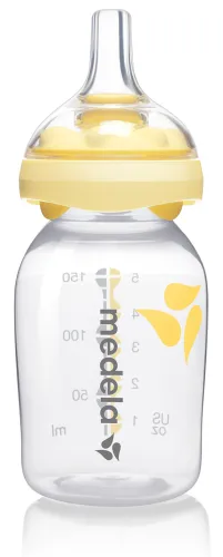 Бутылочка-контейнер для кормления Medela / Медела Calma с соской из силикона от 0 месяцев 150мл