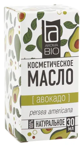 AromaBio / АромаБио Масло косметическое авокадо для ухода за волосами и кожей, 30мл / уходовая косметика