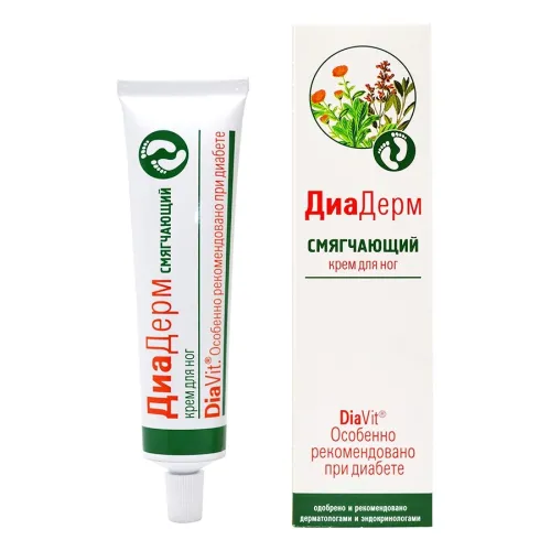 Крем для ног Diavit ДиаДерм смягчающий 75мл
