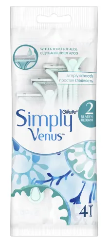 Gillette Simply Venus 2 одноразовая бритва 4шт