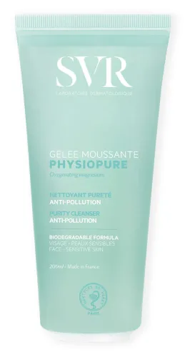 SVR / СВР Гель для умывания лица PHYSIOPURE очищающий, для всех типов кожи, с глицерином, 200мл / уходовая косметика