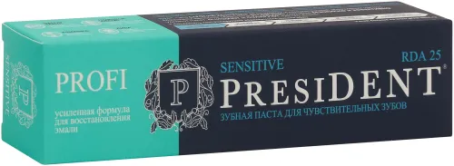 Зубная паста President / Президент Profi Sensitive для чувствительных зубов 100мл / уход за полостью рта