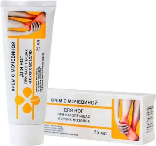 Крем для ног БиоНатурика с мочевиной и маслом чайного дерева 75мл
