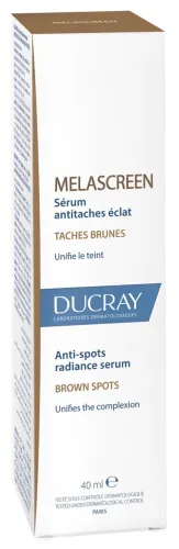 Ducray / Дюкрэ Melascreen Сыворотка для лица против пигментации придающая сияние коже, с витаминами, 40мл / уходовая косметика