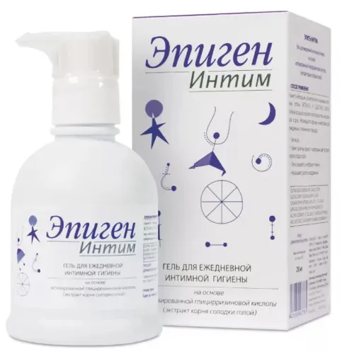 Эпиген Гель для интимной гигиены Интим с глицинизиррованой кислотой и экстрактом корня солодки 250мл / ухаживающее средство для женской гигиены