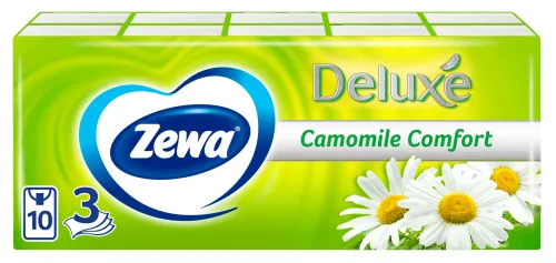 Zewa Deluxe Camomile Comfort платочки носовые 10x10 шт.