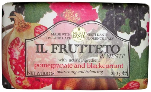 Nesti Dante / Нести Данте Мыло твердое Il Frutteto Pomegranate and Blackcurrant туалетное с растительными экстрактами и маслами 250г / гигиена и уход