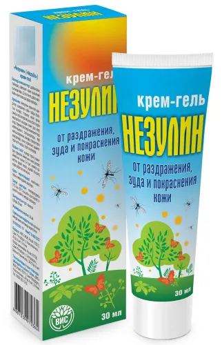 Крем-гель ВИС Незулин от раздражения, зуда, экстракт ромашки, 30мл