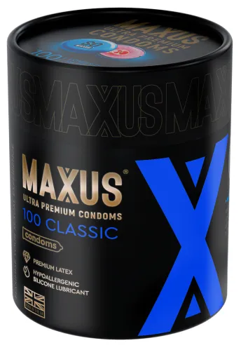Презервативы Maxus / Максус Classic классические из латекса со смазкой 12шт.