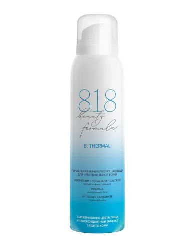 Термальная вода 8.1.8 beauty formula Estique, 150мл, для лица
