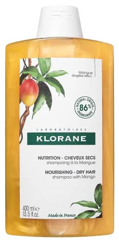 Klorane / Клоран Шампунь для всех типов волос питательный с маслом манго 400мл / уходовая косметика