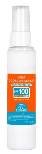 Крем солнцезащитный Floresan Beauty Sun SPF-100, 75мл