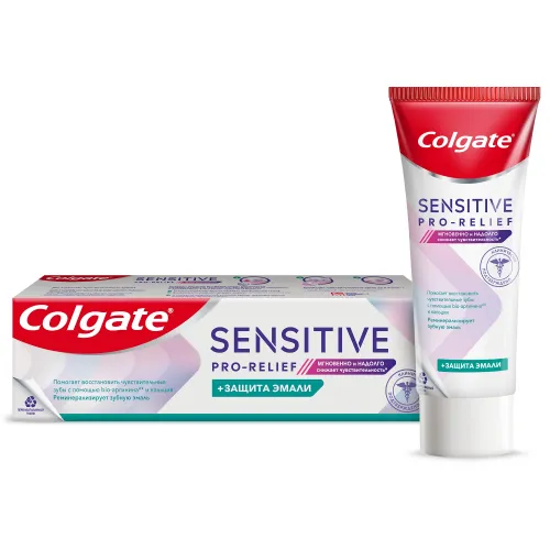 Зубная паста Colgate / Колгейт Sensitive Pro-Relief для чувствительных зубов туба 75мл / уход за полостью рта