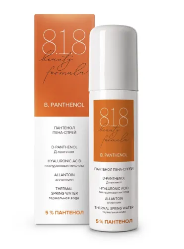 Спрей-пена 8.1.8 beauty formula Estique с пантенолом, 58мл