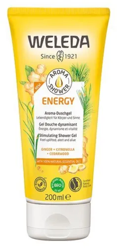 Weleda / Веледа Гель для душа Energy увлажняющий с ароматом имбиря, 200мл / гигиена и уход