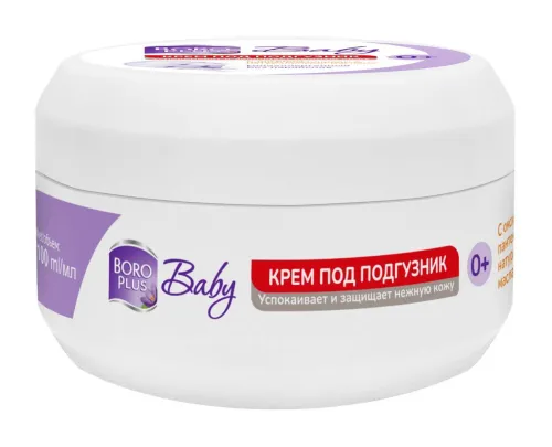 Boro Plus / Боро Плюс Baby Средство под подгузник с первых дней жизни, крем успокаивающий, с цинком, для чувствительной кожи, 50мл / детская косметика