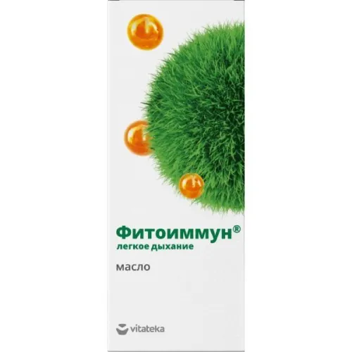 Vitateka / Витатека Фитоиммун Масло от простудных заболеваний Легкое дыхание во флаконе 10мл