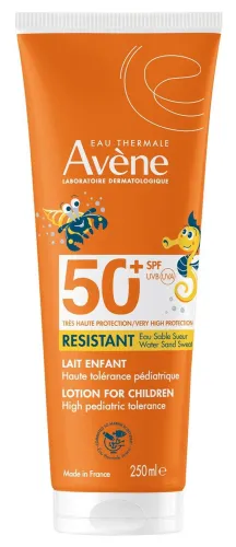 Avene / Авен Детский лосьон солнцезащитный RESISTANT SPF-50 с термальной водой водостойкий, 250мл