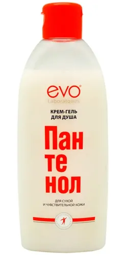 Evo / Эво Крем-гель для душа Пантенол для сухой и чувствительной кожи 400мл / гигиена и уход
