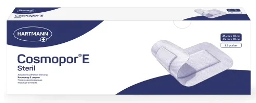 Повязка стерильная Hartmann Cosmopor E, 35х10см, 25шт