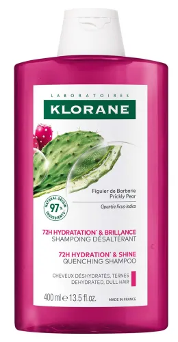 Klorane / Клоран Шампунь для всех типов волос увлажняющий с опунцией, 400мл / уходовая косметика