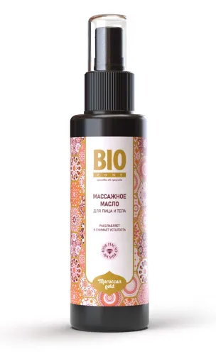 Массажное масло BioZone, 100мл, расслабляющее, для лица и тела