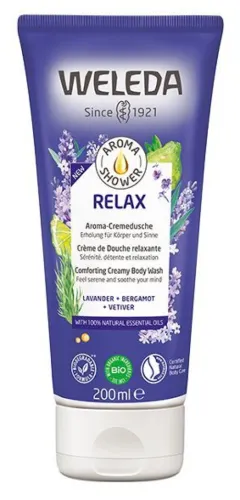 Weleda / Веледа Гель для душа Relax тонизирующий с ароматом лаванды, бергамота и ветивера, 200мл / гигиена и уход